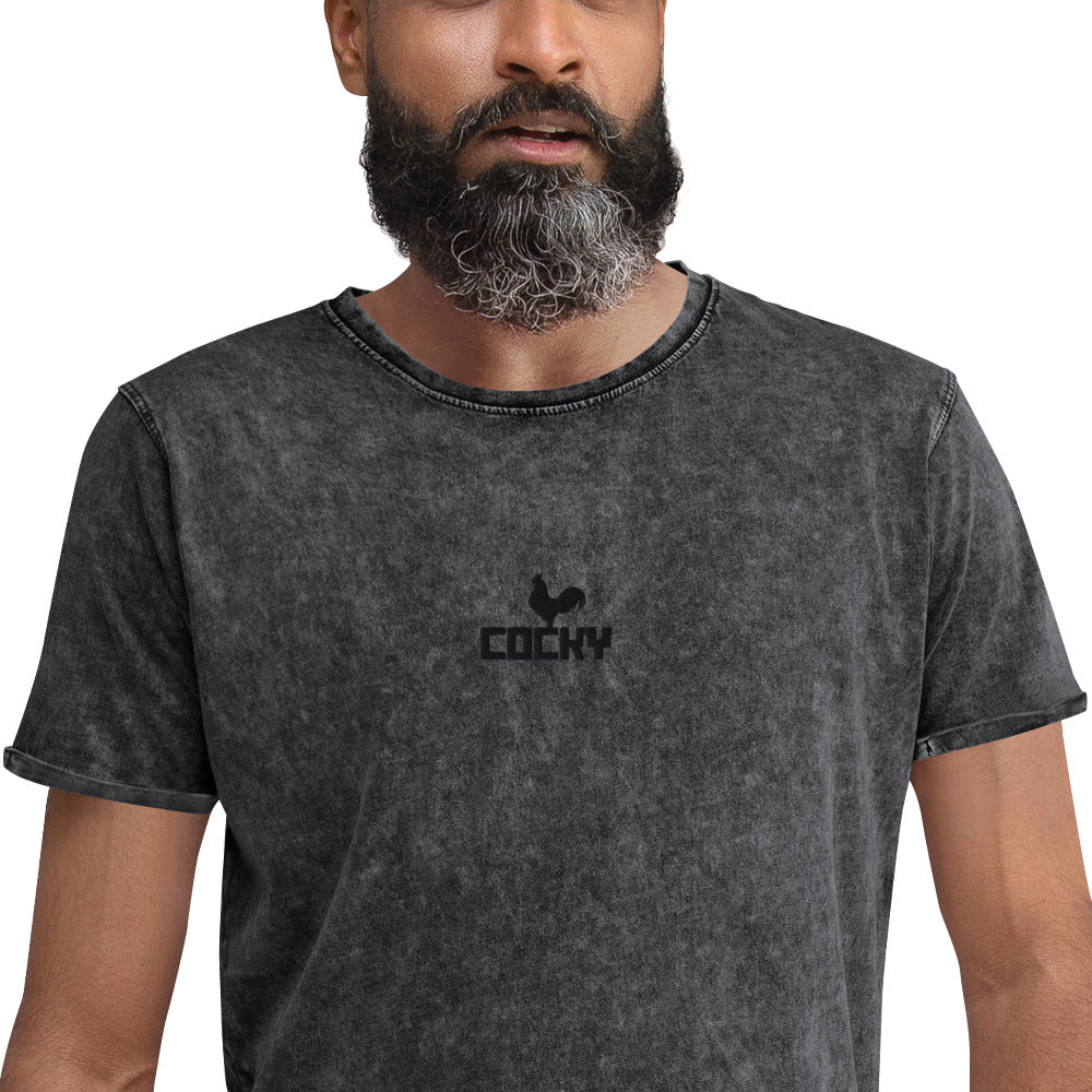 ** Cocky ** Denim T-Shirt