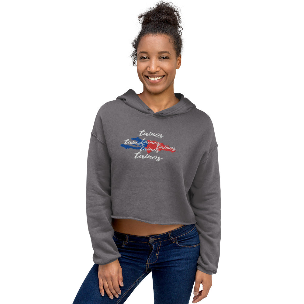 **Soy Taino** Crop Hoodie